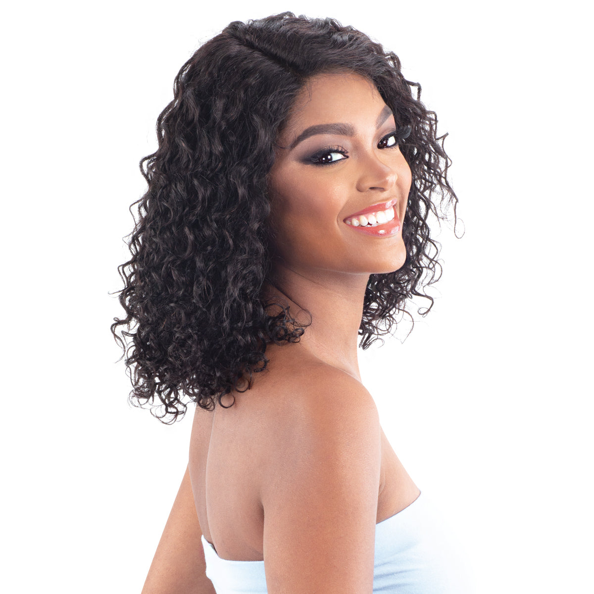 Naked 100% Brazilian Natural Human Hair HD Lace Front Wig - MADELYN