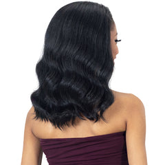 Freetress Equal Natural Me Synthetic Half Wig - DRAWSTRING FULLCAP - NATURAL PRESSED WAVES