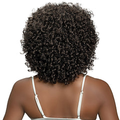 Janet Collection Natural Curly Synthetic Hair Wig - NATURAL KELLEN