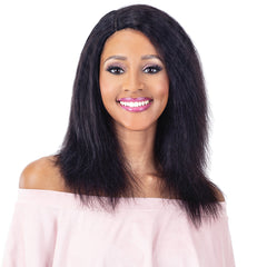 Mayde Beauty 100% Human Hair Wet & Wavy Invisible Lace Part Wig - BOHEMIAN CURL 18