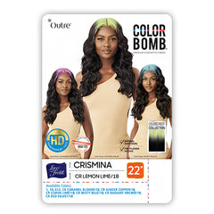 Outre Color Bomb Synthetic Hair HD Lace Front Wig - CRISMINA
