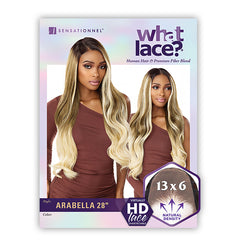 Sensationnel Human Hair Blend Cloud 9 Swiss Lace What Lace 13x6 Frontal HD Lace Wig - ARABELLA 28