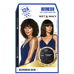 Sensationnel 100% Virgin Human Hair 12A Wet & Wavy Full Wig - BOHEMIAN BOB