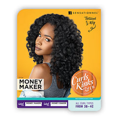 Sensationnel Curls Kinks & Co Synthetic Half Wig Instant Weave - MONEY MAKER