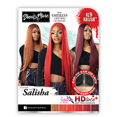 Sensationnel Shear Muse Red Krush Synthetic Hair Empress HD Lace Front Wig - SALISHA