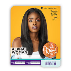 Sensationnel Curls Kinks & Co Synthetic Half Wig Instant Weave - ALPHA WOMAN