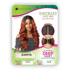 Sensationnel Synthetic Hair Empress Natural Deep Part Lace Front Wig - ZANIYA